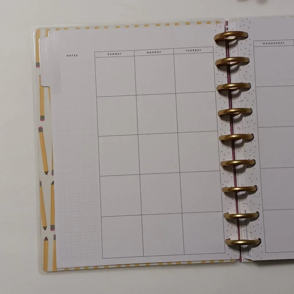 The Happy Planner 12-month Teacher Planner - Undated (Lined Vertical Layout)